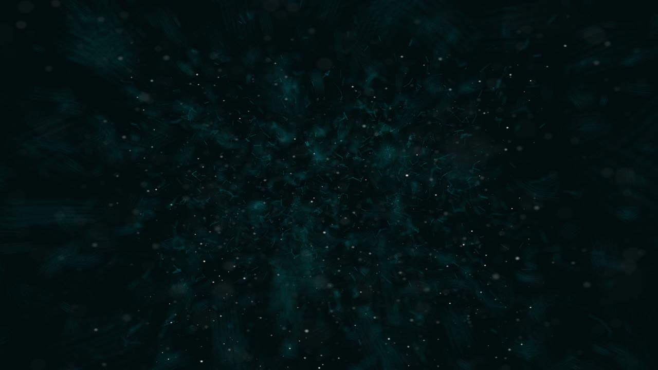 una instantánea de las partículas de polvo reales que flotan en el aire. fondo de las moléculas de polvo. utilizar el modo de superposición, pantalla. volar en el espacio con estrellas y radiancia. bucle