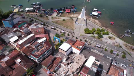 Vista-Aérea-De-Guatapé,-Colombia