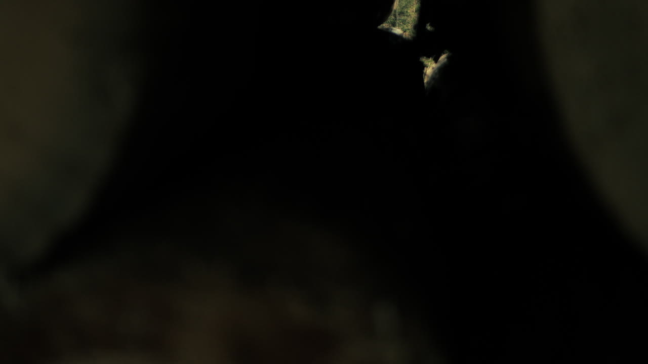 View Through a Hole in a Wall