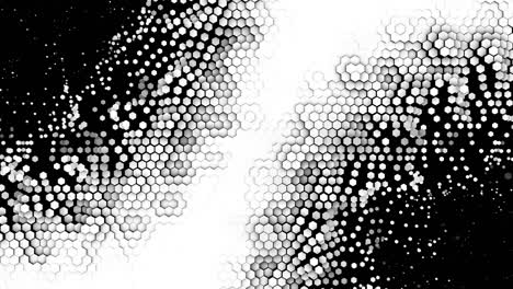 abstract hexagon animation multicolor pattern 4k smooth concept