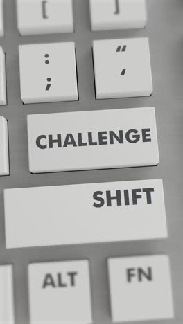 challenge button pressing on keyboard vertical video