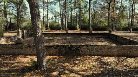 Aerial-view-a-a-confederate-cemetery-in-Alabama