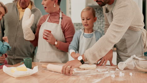 support, big family or children baking