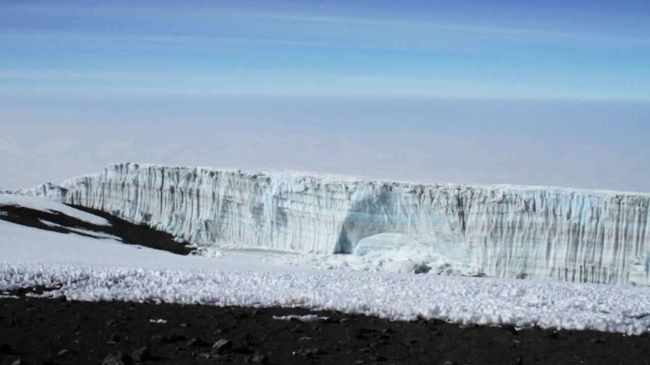 정상 빙하의 팬