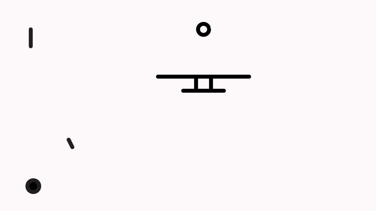 음식 서비스 아이콘 애니메이션 영상