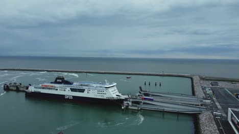 ferry at port dock