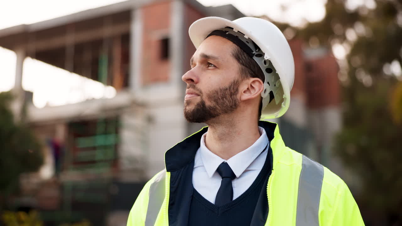 al aire libre, pensando y hombre con ideas