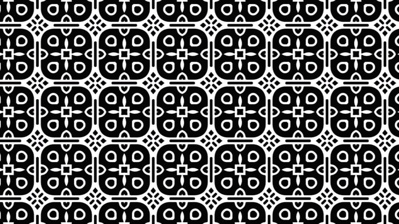 Abstract, background animation, scrolling right, squares in white and black