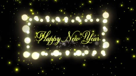 Animation-of-happy-new-year-text-over-fairy-lights-frame