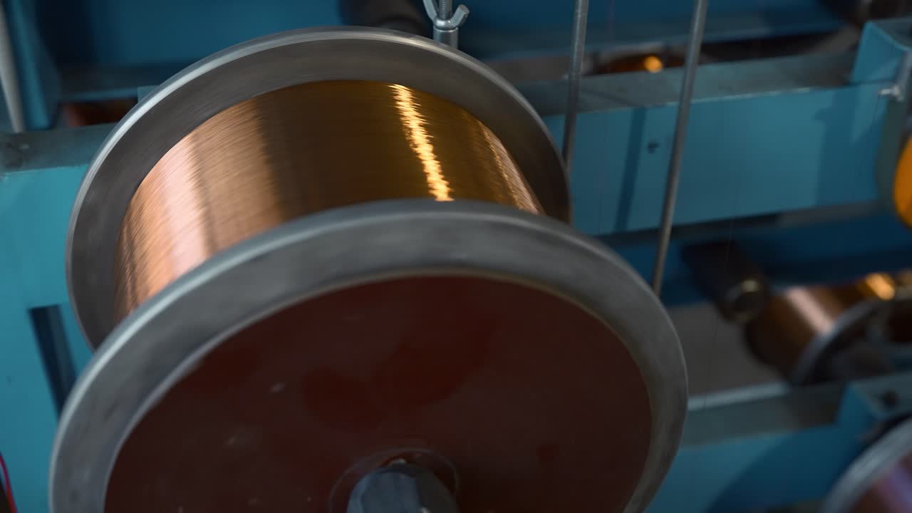 máquina de enrollamiento de alambre de cobre