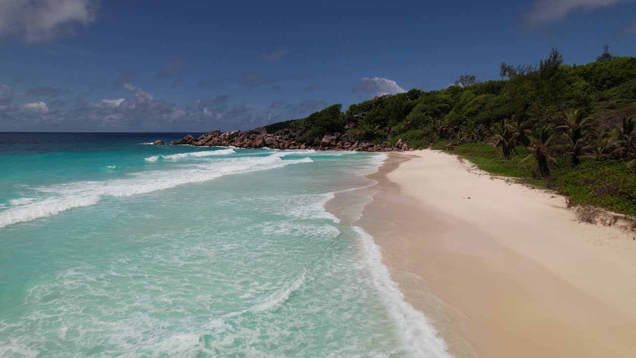 esta playa paradisíaca en las seychelles también se utiliza como fondo de ventanas