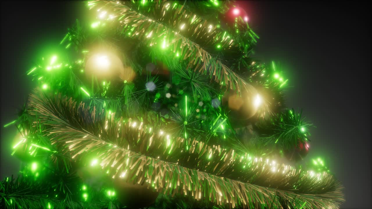 다채로운 불빛으로 크리스마스 트리의 즐거운 스튜디오  ⁇