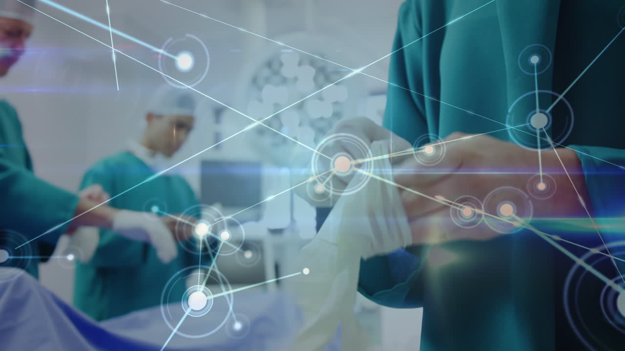 다양한 남성과 여성 외과 의사 간의 연결 네트워크의 활성화