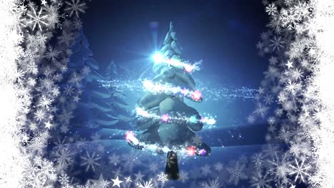 Christmas-tree-with-snowflakes