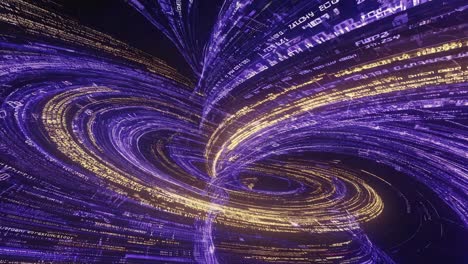 abstract digital data stream vortex