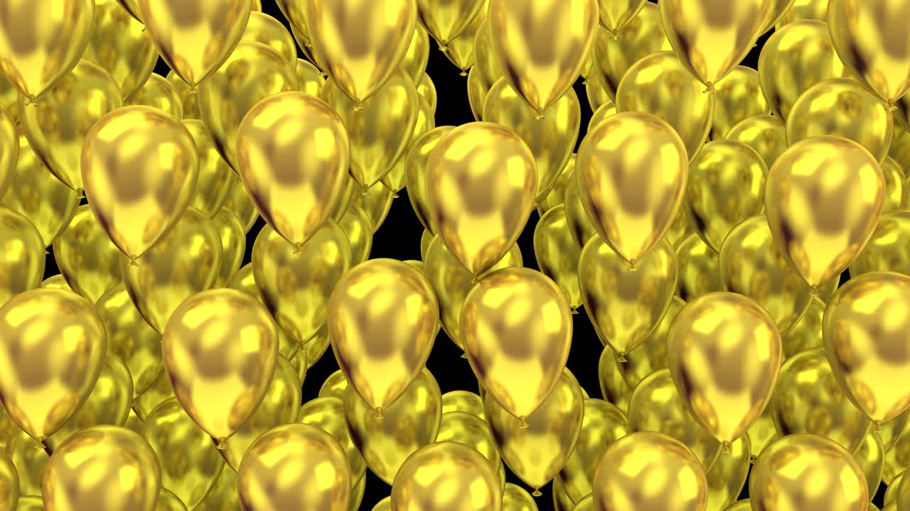 풍선이 날아오고 있습니다.