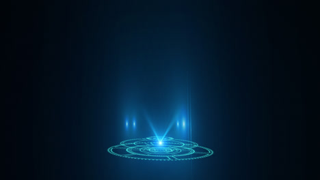 blauw digitaal futuristisch licht
