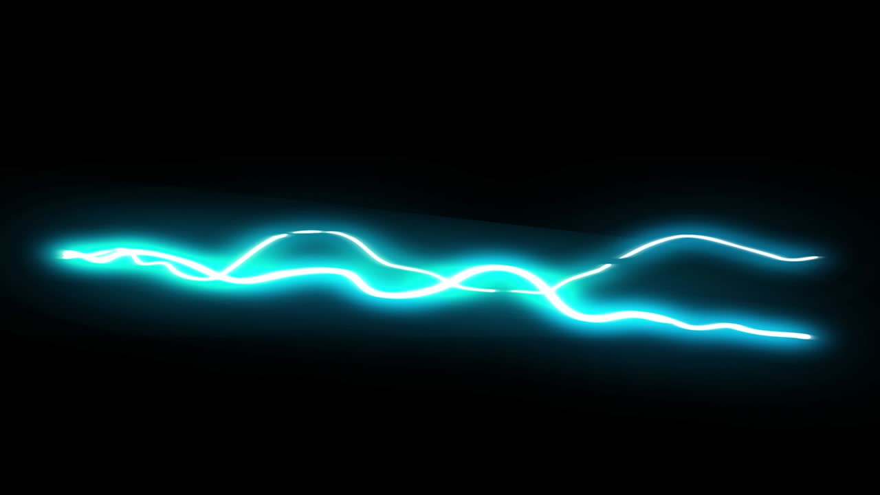 animación de dibujos animados eléctricos de tres pasos de largo disparo de chispa