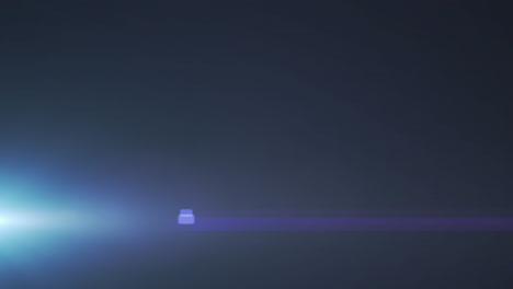 animation of light spots on black background