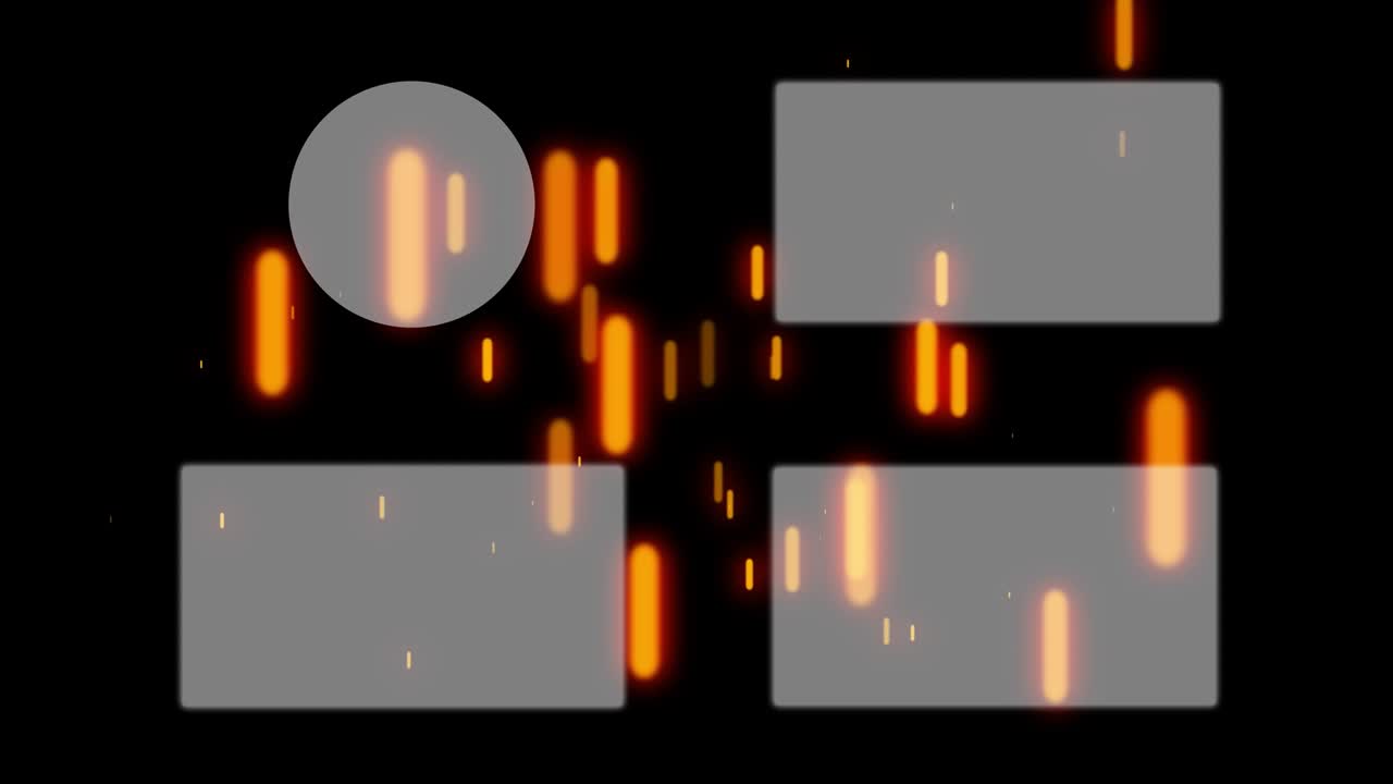 객체 조명 엔드 카드 엔딩 스크린 모션 그래픽