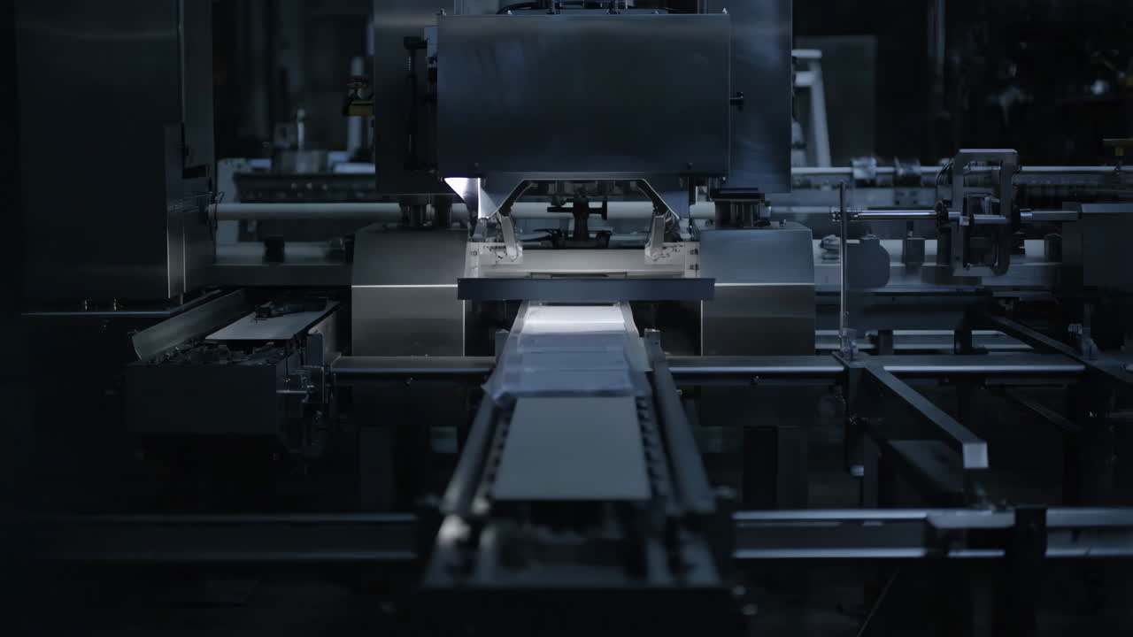 Automated Industrial Manufacturing and Packaging Line
