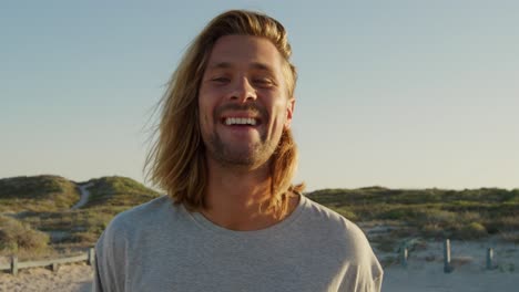 young man by the sea