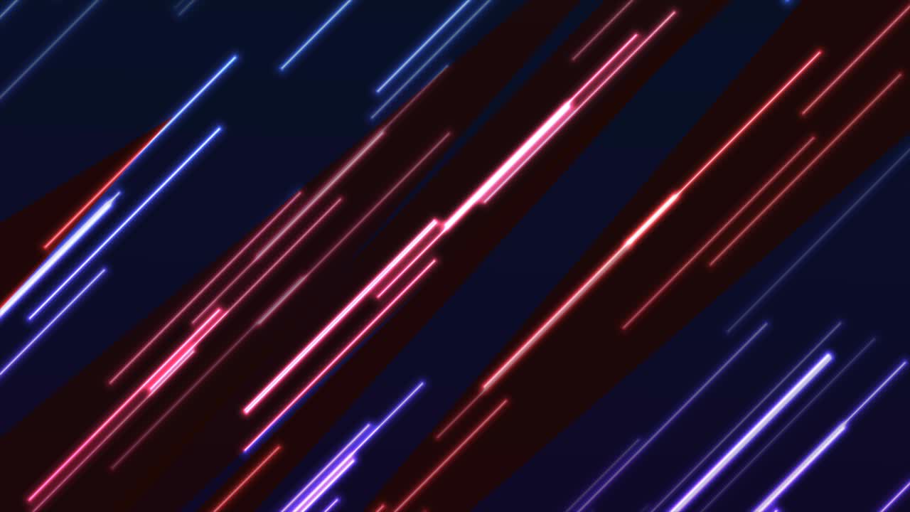 Abstract glowing colorful neon lines futuristic motion background