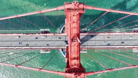 Antenne-Der-Golden-Gate-Bridge-In-San-Francisco-In-Kalifornien,-Vereinigte-Staaten