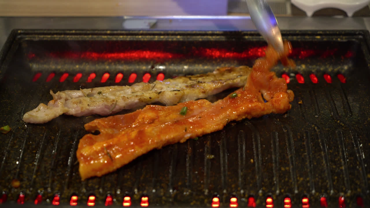 한국식 삼겹살 구이