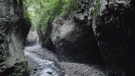 Narrow-gorge-river-in-jungle