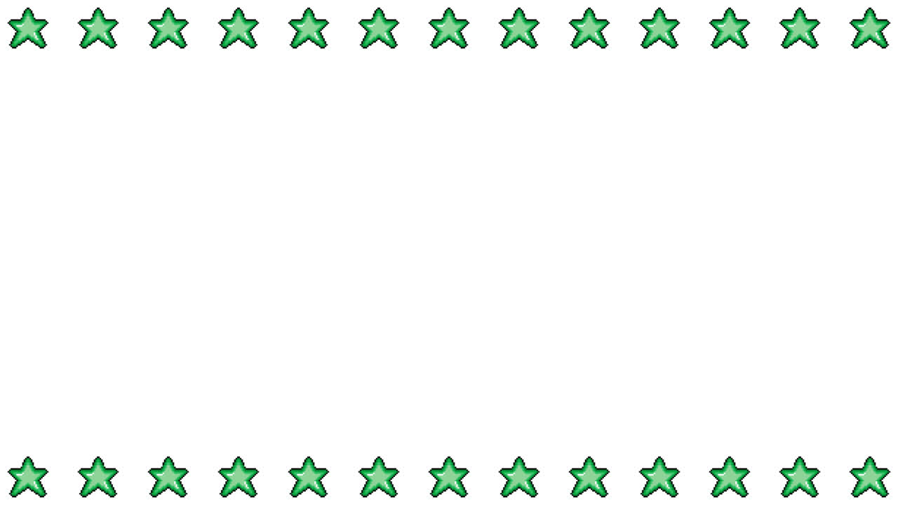 Pixel Art Star Frame Animated Overlay 1080p Transparent 30 fps (5).mov