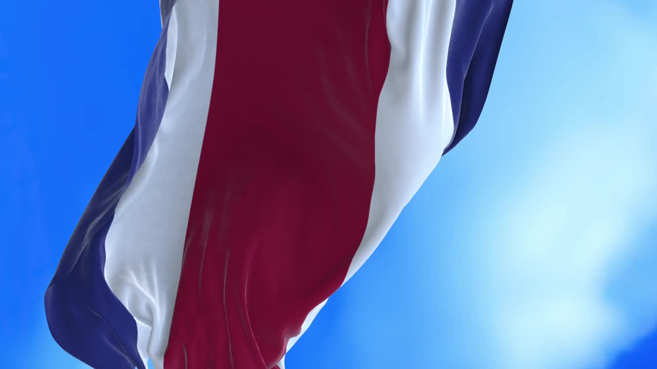 코스타리카 발의 무결한 루프.