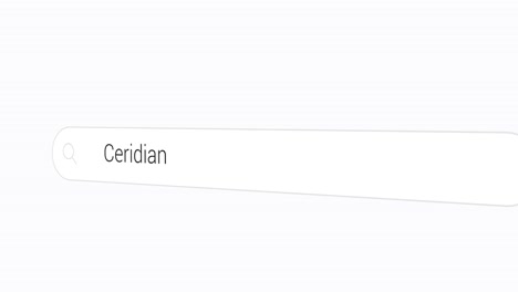 searching ceridian on the search engine