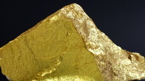 piece of raw gold nugget.