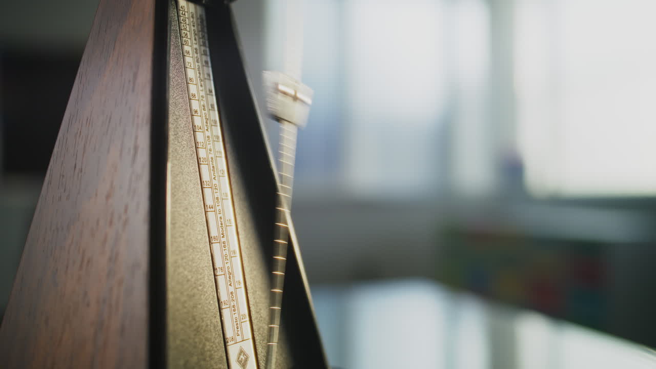 Close-up of a Metronome