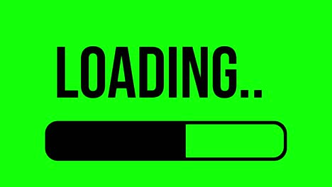 progress loading bar ui indicator. loading text. loading progress animation web design template. loading interface on white screen