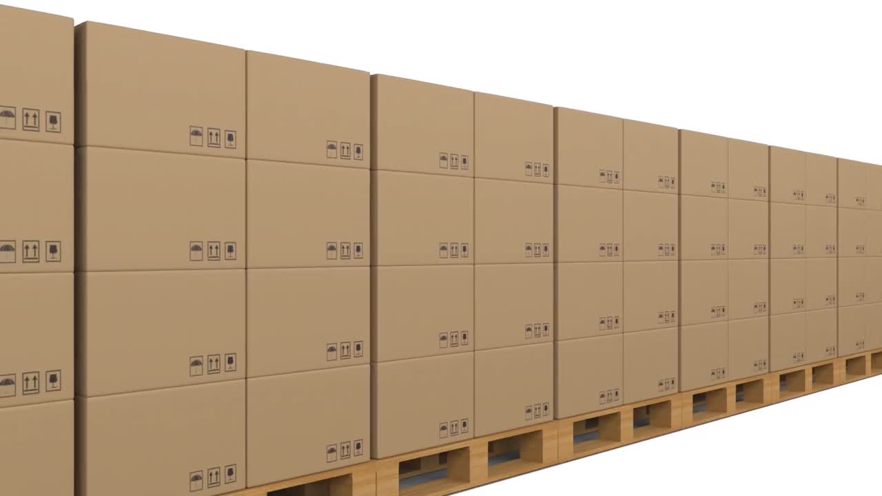 배송 센터에 있는 패키지