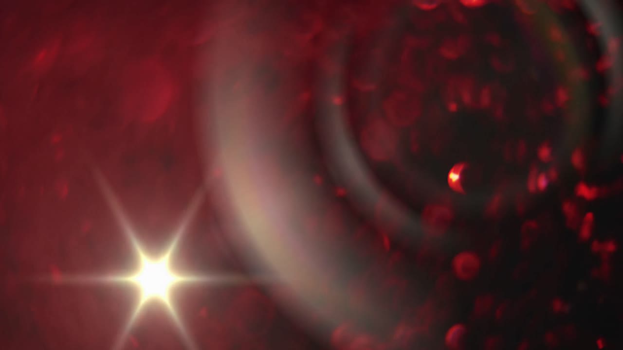 검은 바탕에  ⁇ 은 장미 잎자루 모양에 대해 움직이는 빛의 빛점