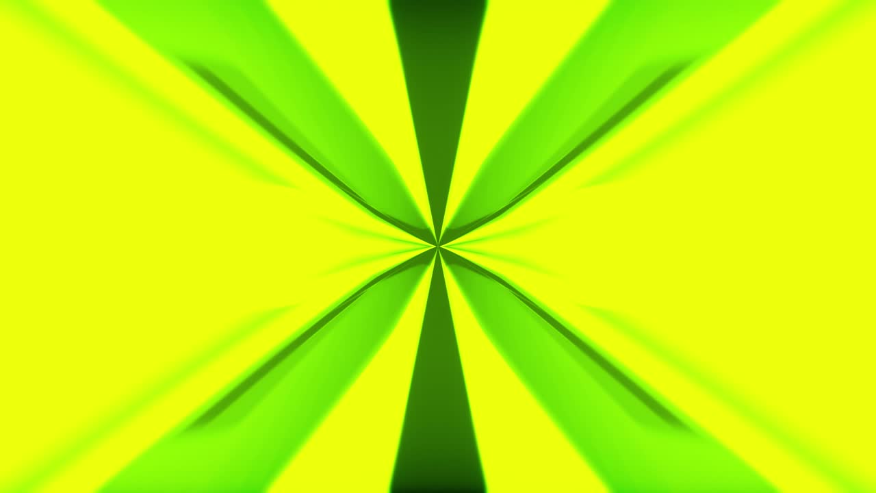 Spettacolo laser. Luci verdi astratte. Sfondo per la scena musicale. Loop VJ.