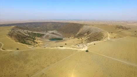 Oasis-in-the-desert-crater-in-Canatlan-Durango