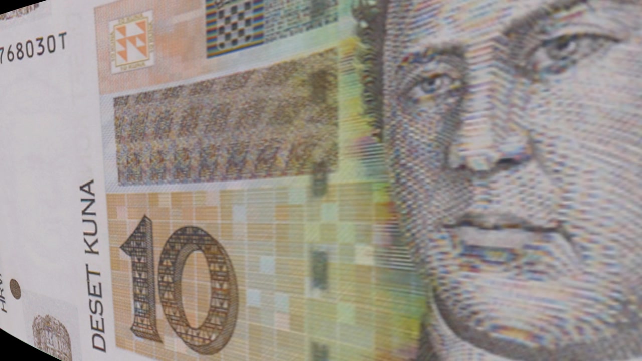 Kroatisk 10 kuna pengeseddel