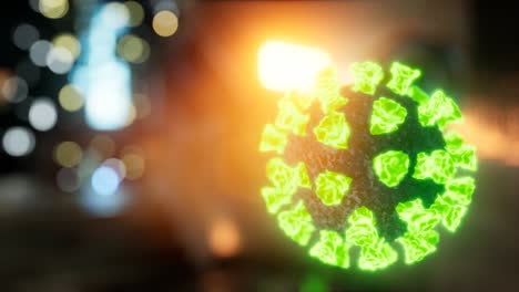 coronavirus covid 19 cuarentena en calles vacías de la ciudad