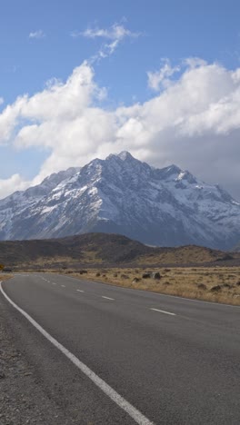 Road To Mt.Cook, New Zealand - Vertical Shot