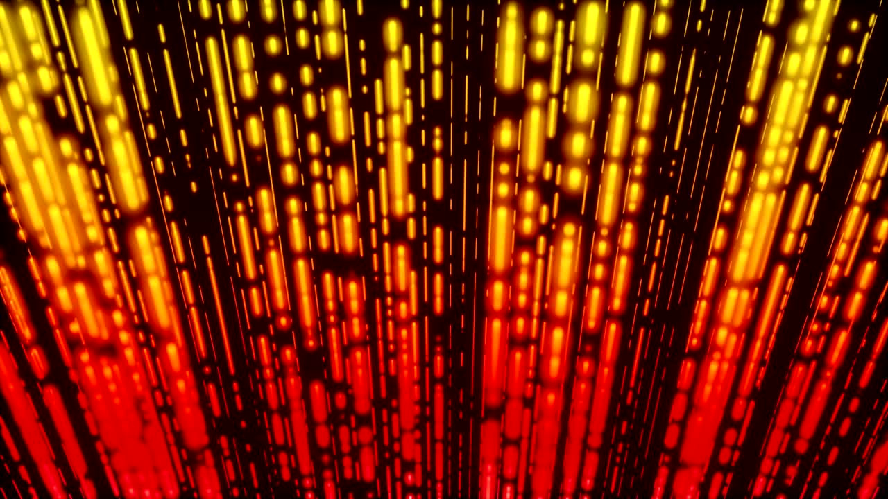 Star-shaped lines in red and yellow