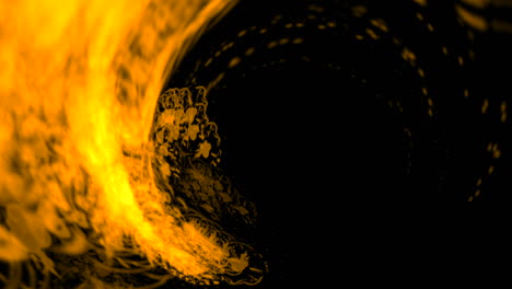 Langsam-Wirbelnde-Abstrakte-Feurige-Kosmische-Wellenstreifen-In-Der-Dunkelheit