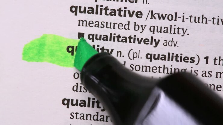 Quality highlighted in green