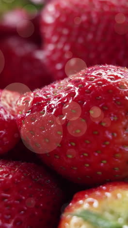 animation of spots over fresh strawberries