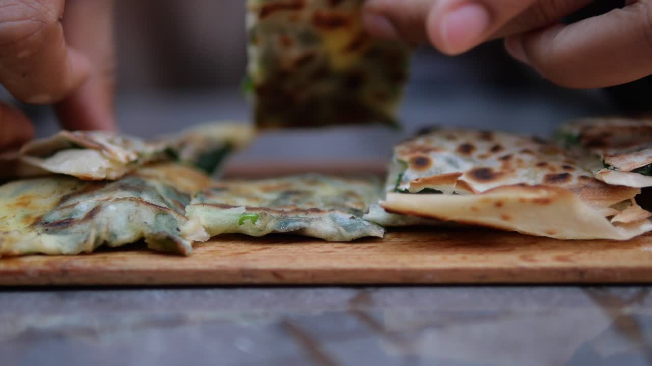Preparazione di Pide/Gozleme turco
