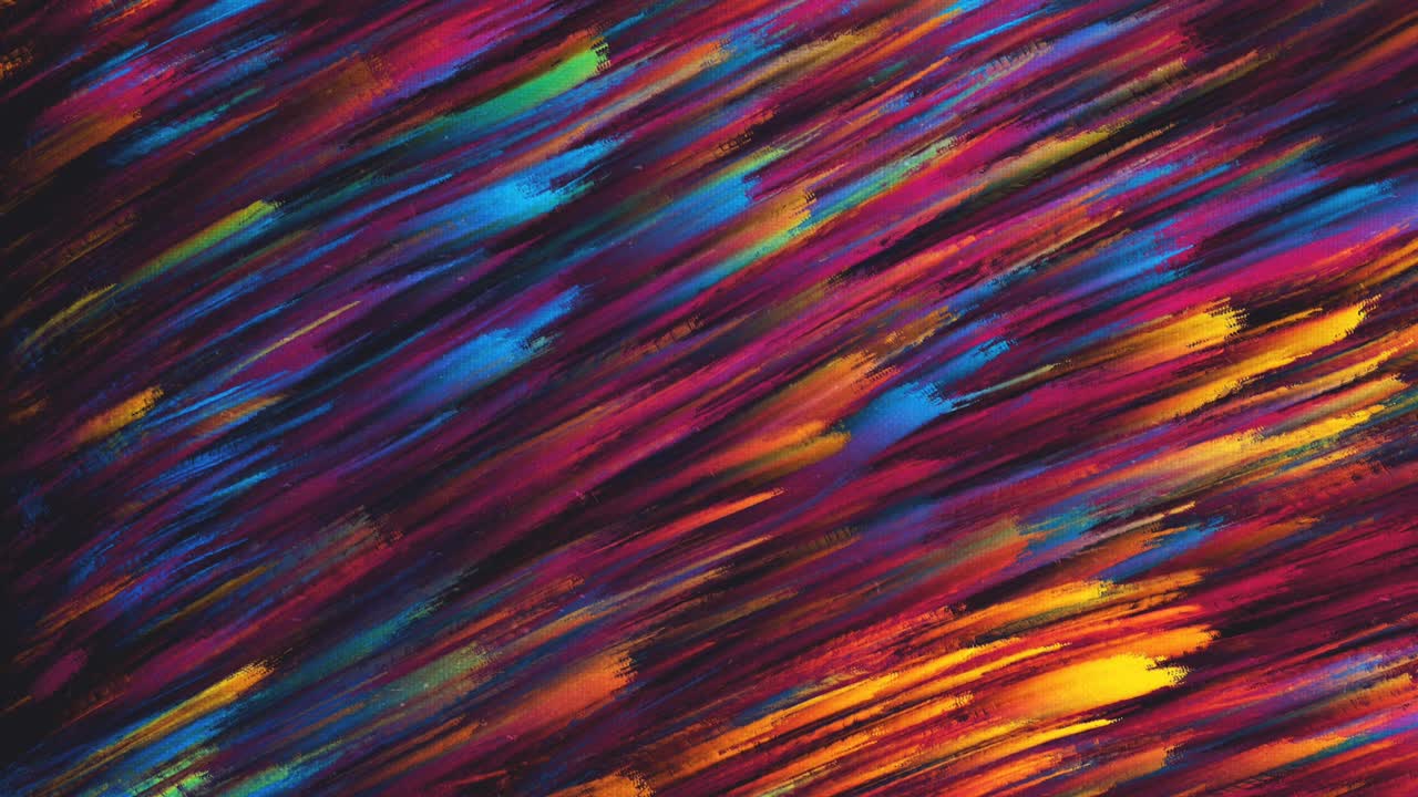 An digital artwork which is animated to flow