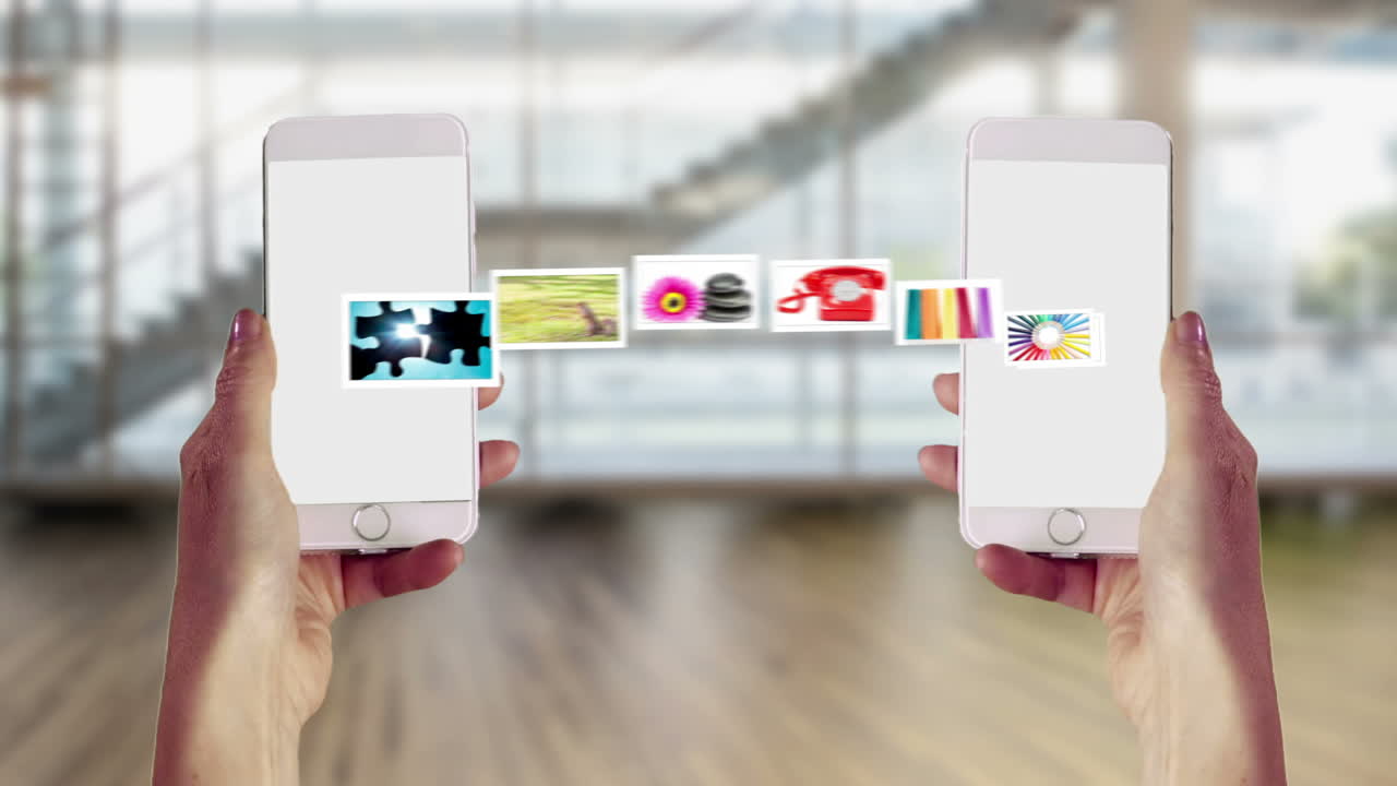 transferir imágenes de un teléfono inteligente a otro